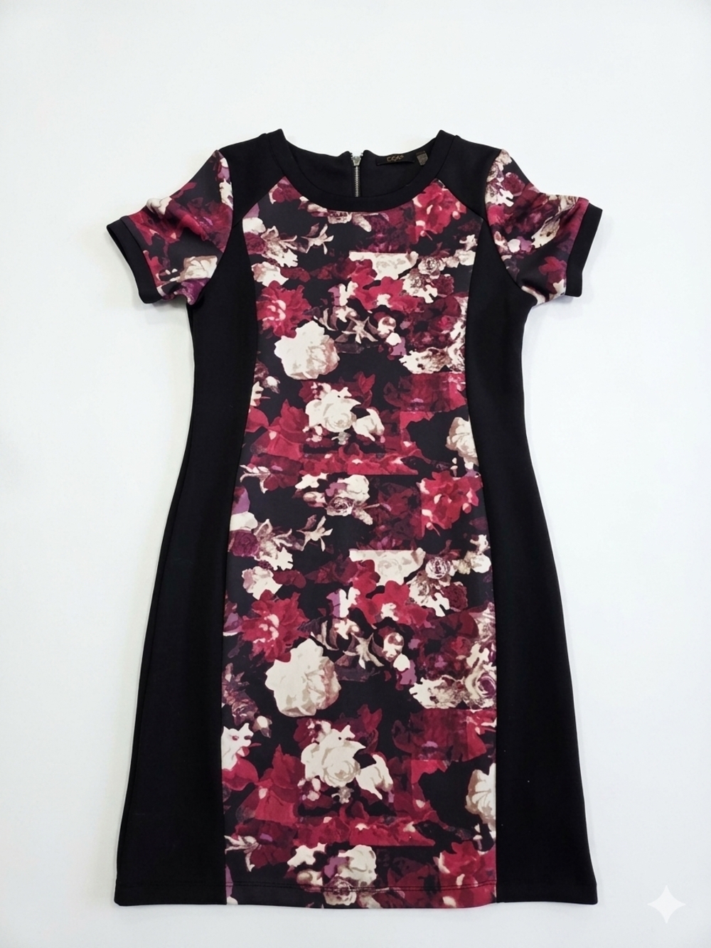 Dex Floral Panel Sheath Dress - Size L